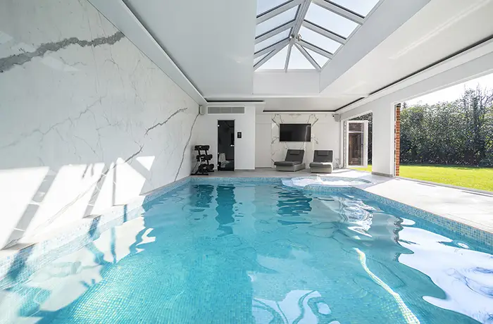 Time to build a pool Indoor pool