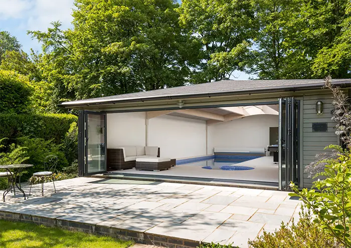 Indoor pool architect Indoor pool pool - outside view